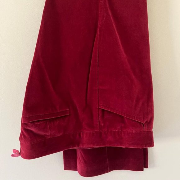 The Limited Red Velvet Pants Size 8 - Picture 1 of 8